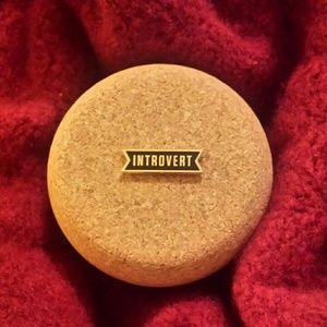 Introvert enamel pin